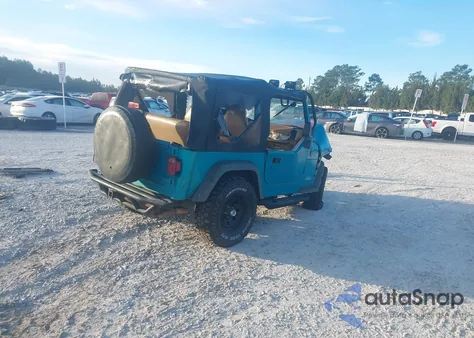 1997 Jeep Wrangler Se из США, поврежденный, VIN 1J4FY29P8VP415042